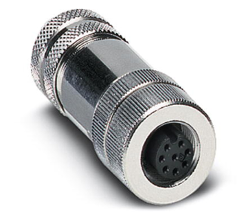 M12 8pin A-Coded Female M12 8pin A-Coded Female